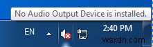 विंडोज 10 पीसी पर  कोई ऑडियो आउटपुट डिवाइस इंस्टॉल नहीं है  त्रुटि को कैसे ठीक करें