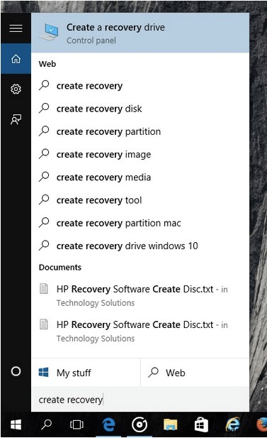 Windows 10 रिकवरी डिस्क कैसे बनाएं