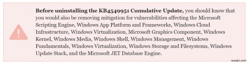 Windows 10 KB4549951 अपग्रेड विफल, क्रैश और डेटा हानि के कारण:इसे कैसे रोकें