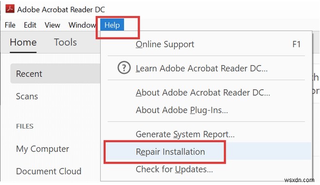 प्रिंटर Adobe Reader में प्रदर्शित नहीं हो रहा है? यहाँ फिक्स है (Windows 10)