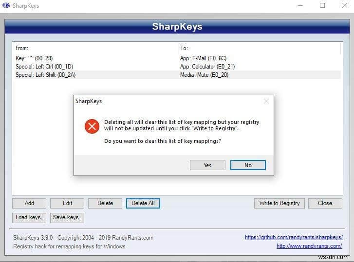 अपने कीबोर्ड को रीमैप करने के लिए Windows 10 में SharpKeys का उपयोग कैसे करें?