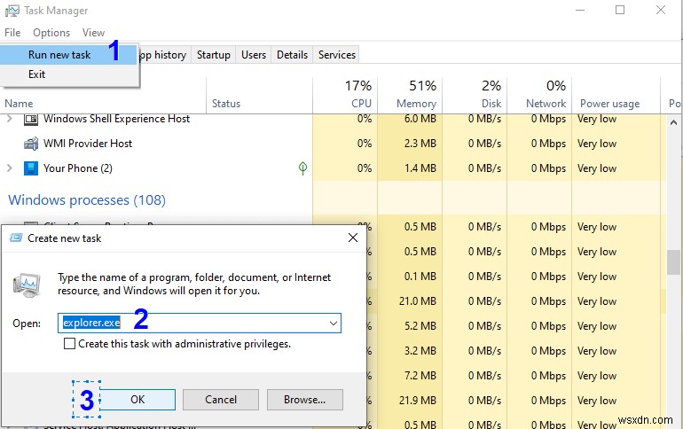 Windows 10 में  फ़ाइल किसी अन्य प्रोग्राम में खुली हुई है  त्रुटि से निपटने के त्वरित चरण