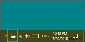 विंडोज 10 पर गुम बैटरी आइकन को कैसे पुनर्स्थापित करें?