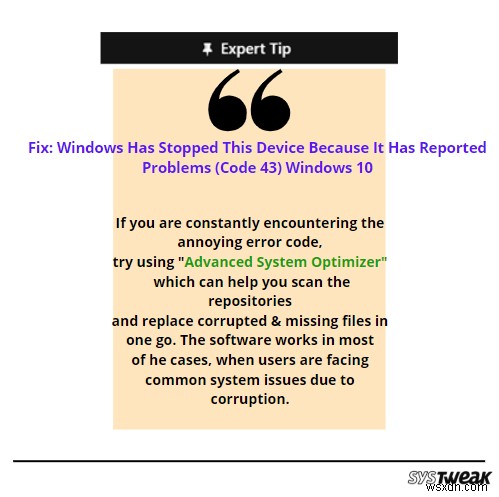 कैसे हल करें  Windows ने इस डिवाइस को बंद कर दिया है क्योंकि इसने समस्याओं की सूचना दी है  कोड 43