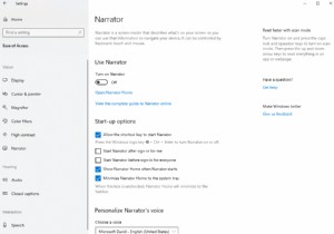 Windows 10 में नरेटर को कैसे बंद करें