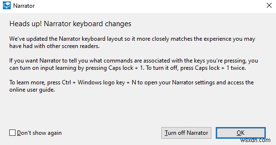 Windows 10 में नरेटर को कैसे बंद करें