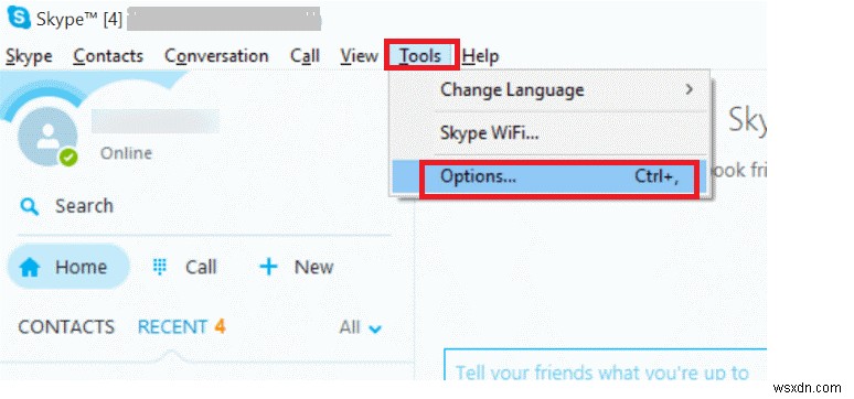 Windows 10 पर सिस्टम ट्रे से Skype को हटाने के चरण