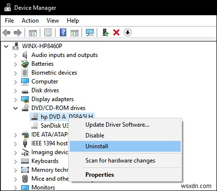 Windows 10 में DVD या CD ड्राइव काम नहीं कर रही है या गायब है उसे कैसे ठीक करें