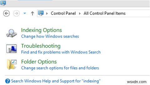खोज अनुक्रमणिका स्थान को कैसे संशोधित करें और Windows 10 में Windows अनुक्रमणिका को ठीक करें?