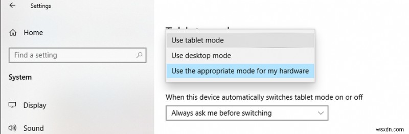Windows 10 टैबलेट मोड के काम न करने को कैसे ठीक करें?