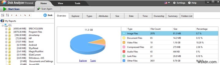 बड़ी फ़ाइलों और बड़े फ़ोल्डरों को हटाकर Windows 10 में जगह कैसे खाली करें?