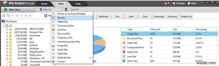 बड़ी फ़ाइलों और बड़े फ़ोल्डरों को हटाकर Windows 10 में जगह कैसे खाली करें?