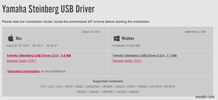Windows 10 में Yamaha Steinberg USB ड्राइवर कैसे अपडेट करें?
