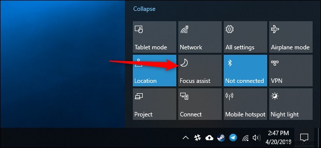 Windows 10 के नए फोकस असिस्ट फ़ीचर का उपयोग कैसे करें