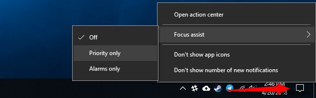 Windows 10 के नए फोकस असिस्ट फ़ीचर का उपयोग कैसे करें