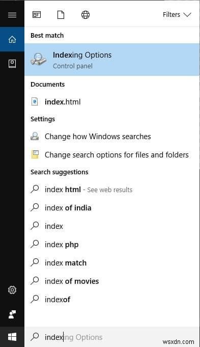 Windows 10 में Windows खोज को अस्वीकृत करें