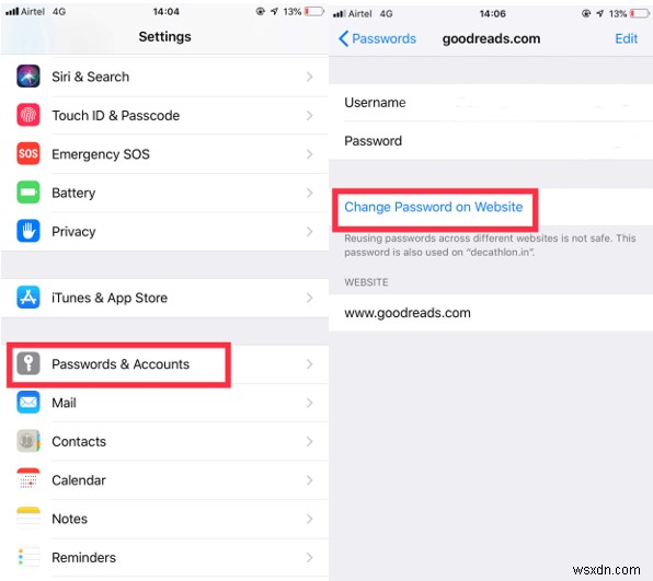 iOS 12 में पासवर्ड कैसे काम करते हैं?