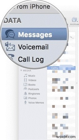फ़ोनव्यू का उपयोग करके iPhone से ध्वनिमेल और संदेश निकालने के चरण
