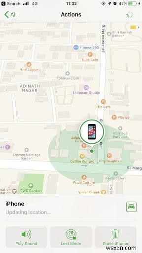 Find My iPhone फ़ीचर के साथ पारिवारिक साझाकरण का उपयोग करने के चरण