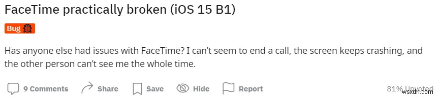 iOS 15 पर फेसटाइम काम नहीं कर रहा है या फ्रीज हो रहा है:हल
