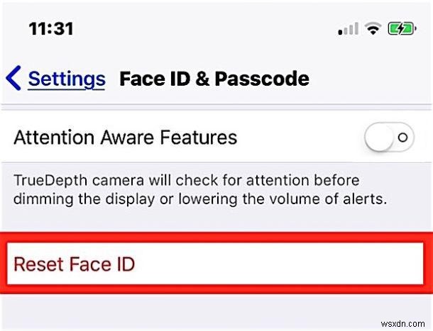 फेस आईडी के साथ एक वैकल्पिक चेहरा कैसे सेट करें?