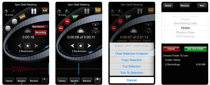 iPhone के लिए उच्च गुणवत्ता में ऑडियो रिकॉर्ड करने के लिए 15 सर्वश्रेष्ठ वॉयस रिकॉर्डर ऐप्स