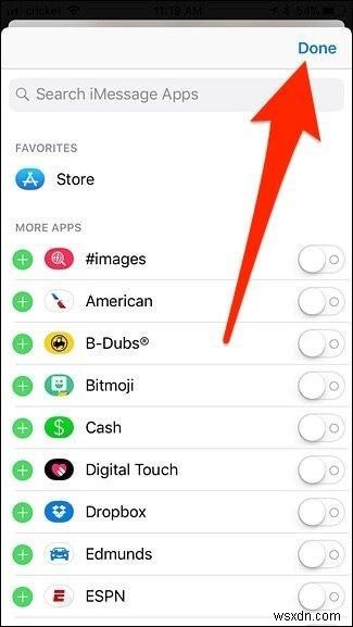 iMessage से ऐप आइकन कैसे छुपाएं