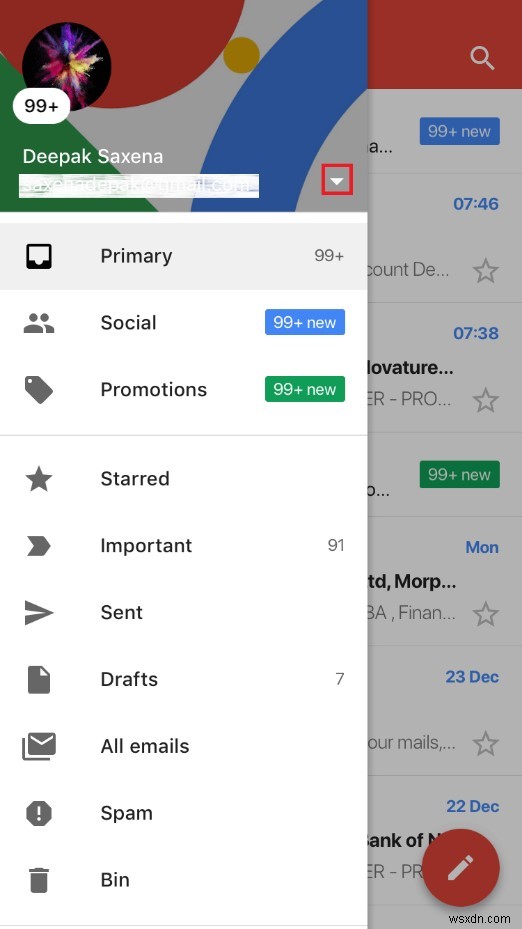 iPhone या iPad पर Gmail ऐप में अन्य ईमेल खाते कैसे जोड़ें