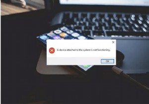 सिस्टम से जुड़ा एक उपकरण काम नहीं कर रहा है त्रुटि (फिक्स्ड)