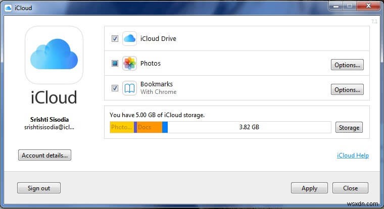 Windows पर iCloud का उपयोग कैसे करें