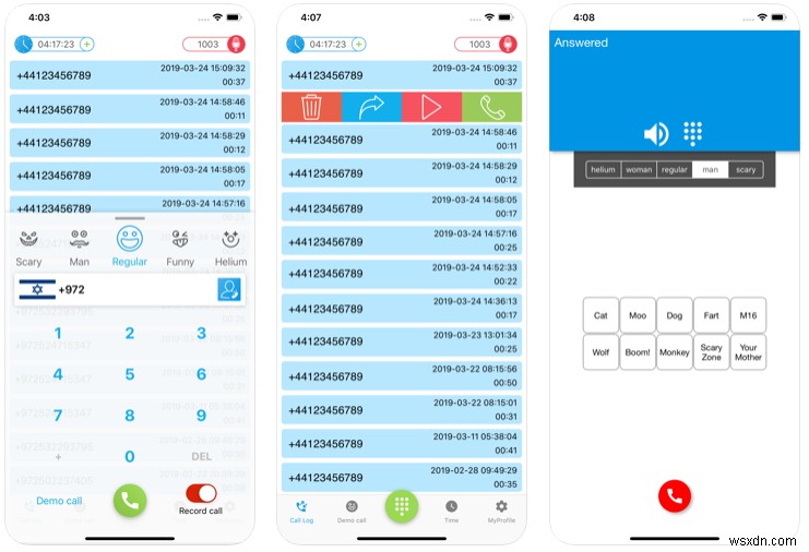 एप्लिकेशन की समीक्षा:Funcall - Voice Changer &Rec:Voice Changer &Call Recorder