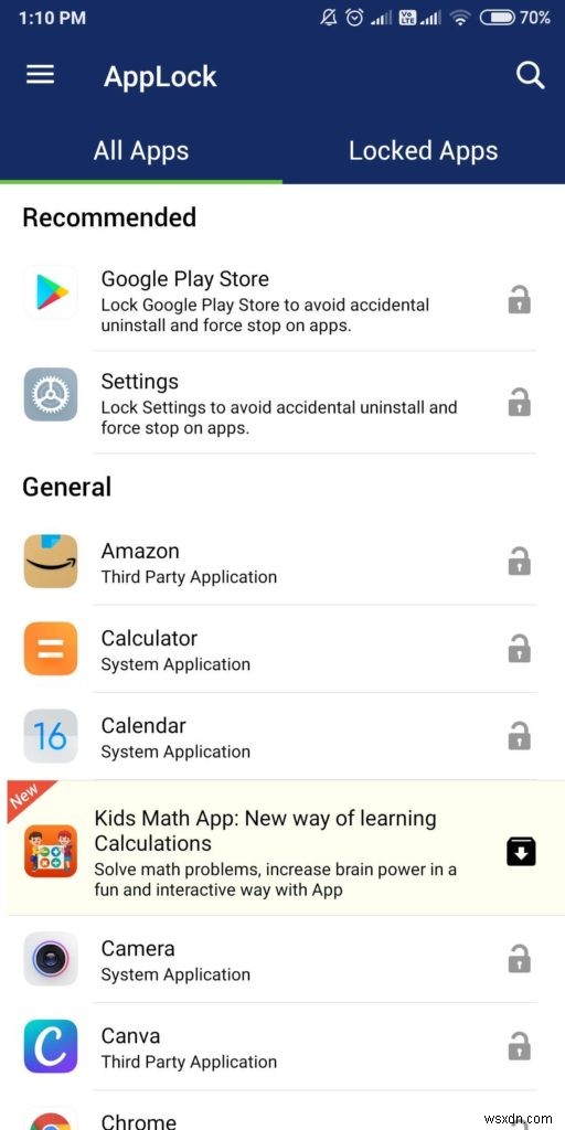 AppLock के साथ Android में अपने ऐप्स सुरक्षित करें
