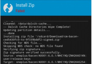 एंड्रॉइड पर कस्टम रोम इंस्टॉल करते समय त्रुटि 7 TWRP को कैसे ठीक करें