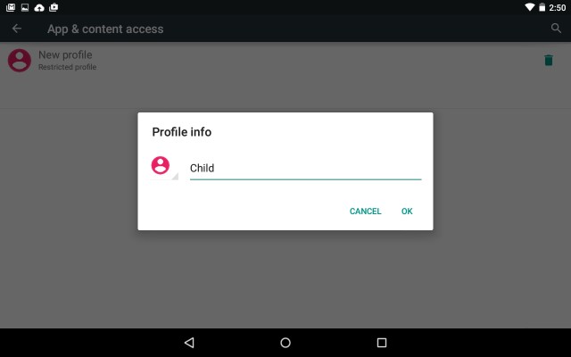 एंड्रॉइड टैबलेट पर अभिभावकीय नियंत्रण के लिए प्रतिबंधित प्रोफ़ाइल का उपयोग कैसे करें