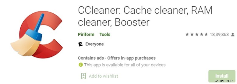 CCleaner For Android Review:अपना फोन ठीक करें
