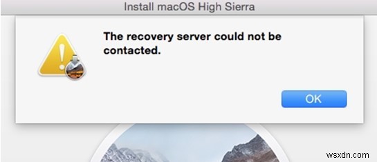 macOS को कैसे ठीक करें  रिकवरी सर्वर से संपर्क नहीं किया जा सका  त्रुटि