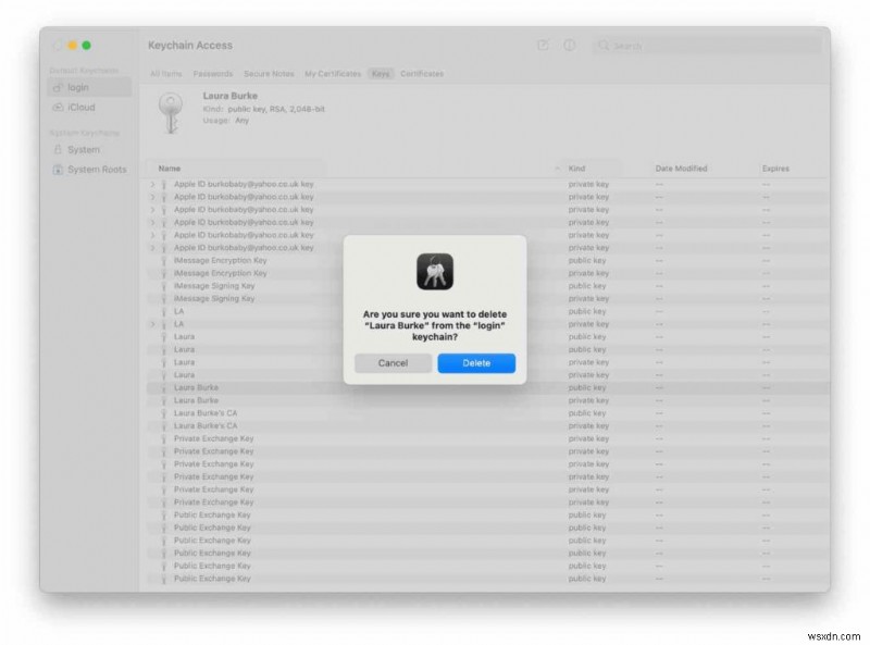 Mac पर iCloud कीचेन पासवर्ड कैसे देखें