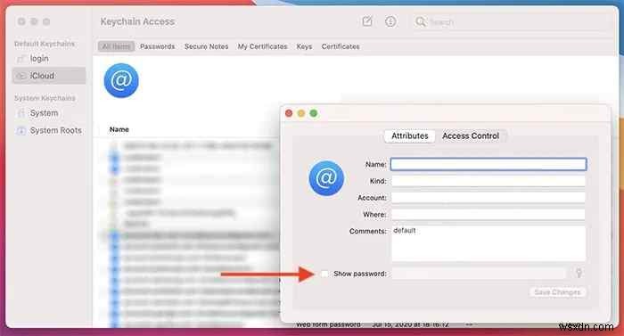 Mac पर iCloud कीचेन पासवर्ड कैसे देखें