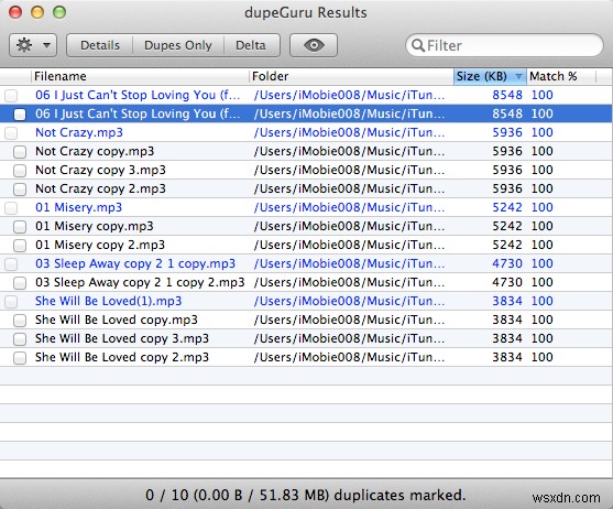 मैक के लिए 10 सर्वश्रेष्ठ डुप्लीकेट फाइल फाइंडर डुप्लीकेट फाइलों को हटाने के लिए