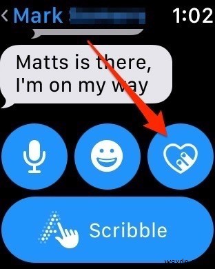 अपने Apple वॉच का उपयोग करके डिजिटल टच संदेश कैसे भेजें