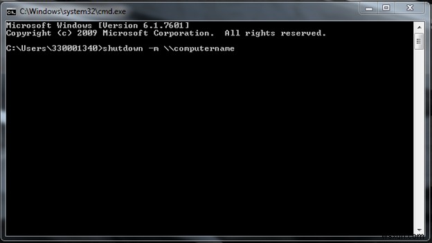 Windows 7 में CMD का उपयोग करके कंप्यूटर को दूरस्थ रूप से कैसे शटडाउन करें