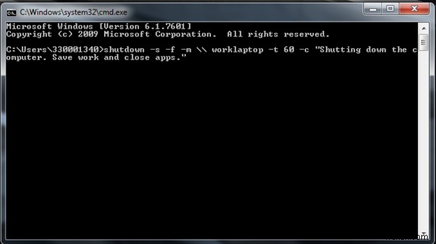 Windows 7 में CMD का उपयोग करके कंप्यूटर को दूरस्थ रूप से कैसे शटडाउन करें