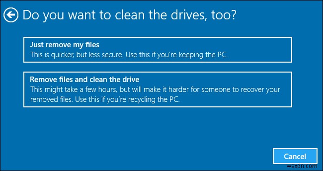 Windows 10 में  इस पीसी को रीसेट करें  सुविधा का उपयोग कैसे करें