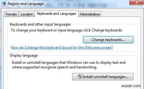 Windows 7 में डिस्प्ले लैंग्वेज कैसे बदलें