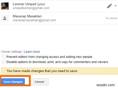 Google डिस्क फ़ाइल का स्वामी कैसे बदलें