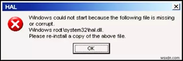Windows पर System32 Hal.dll एरर को कैसे ठीक करें