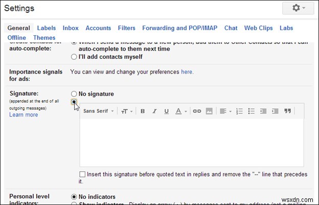 Gmail में हस्ताक्षर कैसे जोड़ें