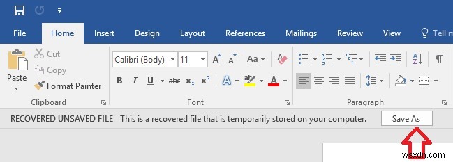 कैसे पुनर्प्राप्त करें बिना सहेजे गए Word दस्तावेज़