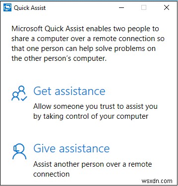 Windows 10 त्वरित सहायता:दूर से समस्या निवारण का एक आसान तरीका