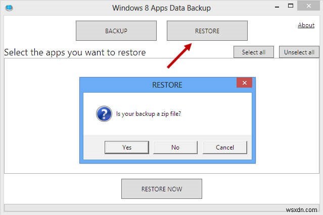Windows 8 में ऐप डेटा का बैकअप और रीस्टोर कैसे करें?